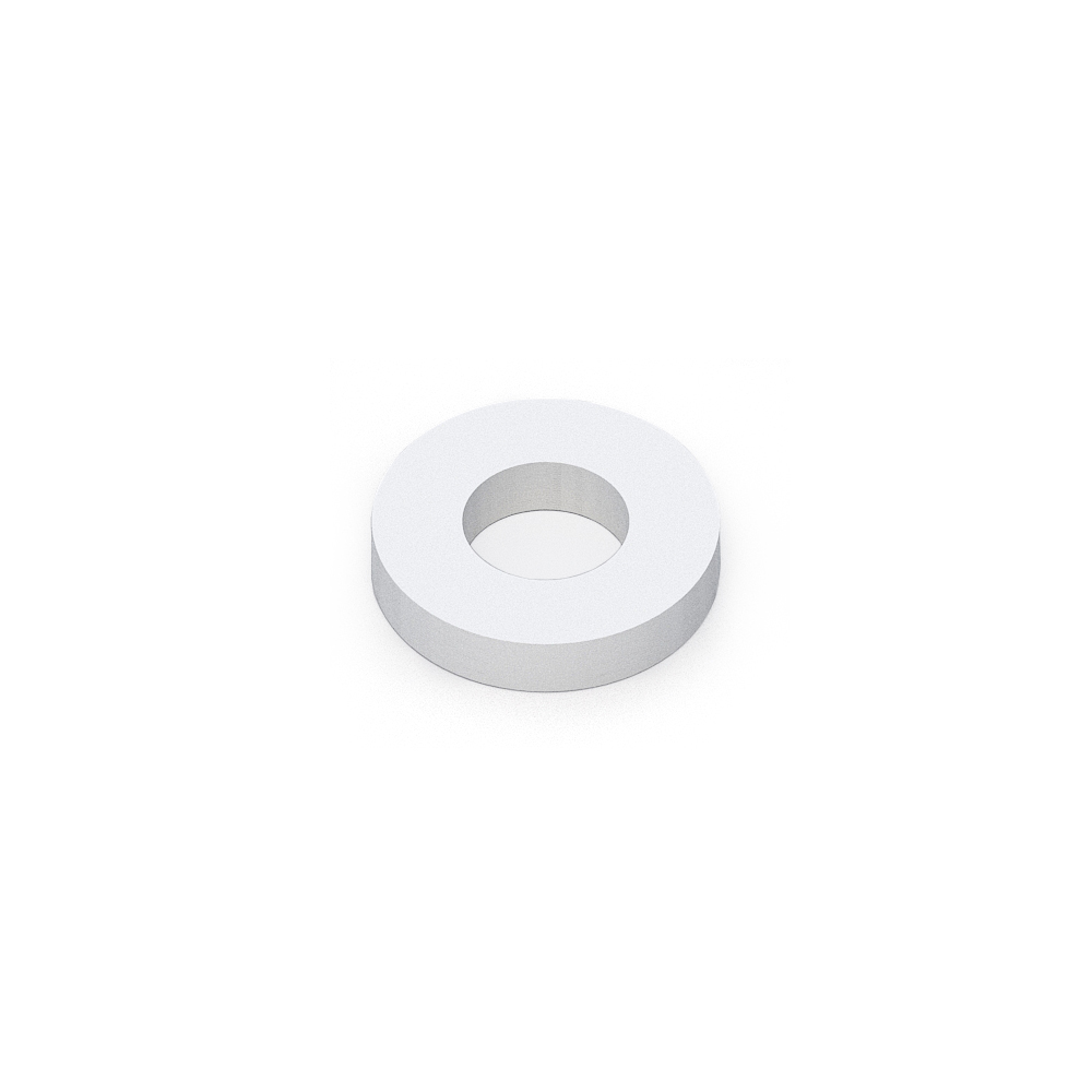PTFE 平垫圈,外径5.2 mm,内径2.5 mm,厚度2 mm